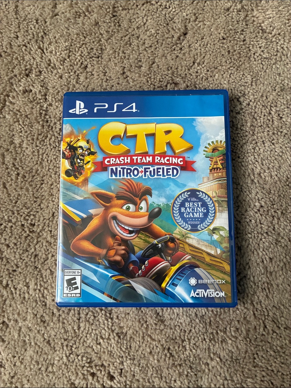 Crash Team Racing Nitro-Fueled (PS4) - - Blue Case